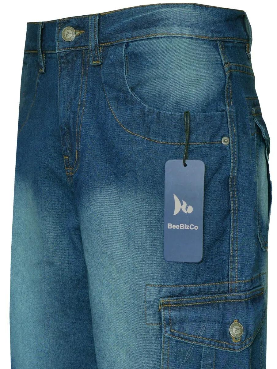 Beebizco Denim Cargo Shorts