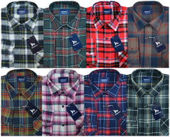 Beebizco Plaid Check Flannel Shirt in brushed cotton