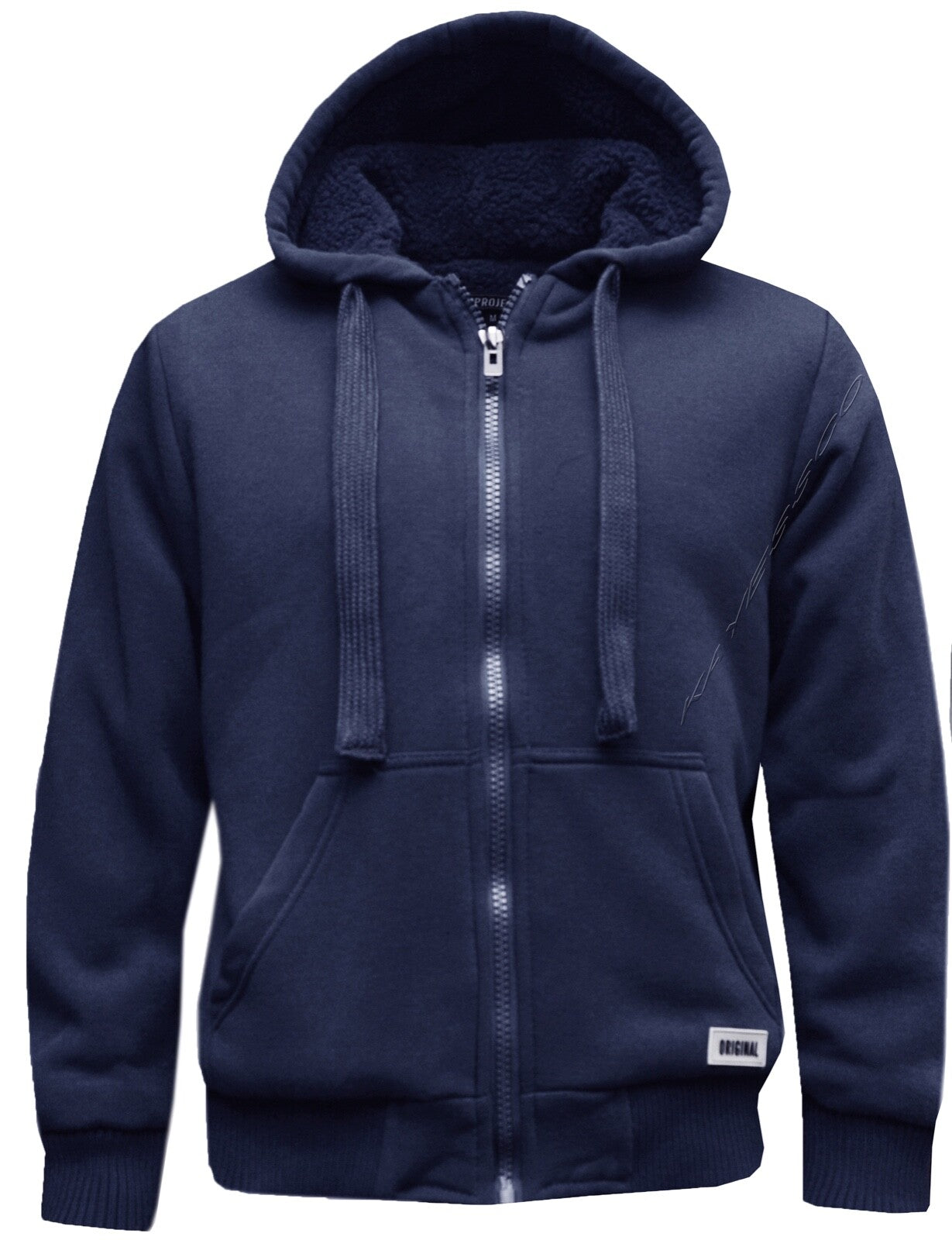 Mens/Women Fur Lined Sherpa Hoodie Hooded Top/ Winter Warmer M - XXL