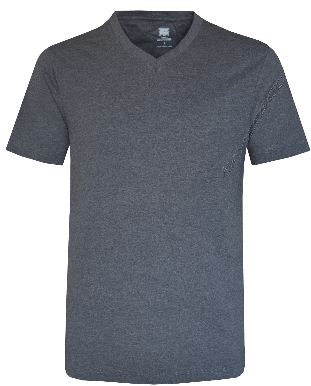 3 Pack V-Neck T-shirts Short Sleeve Plain Tops Classic Essential Tees Multipack
