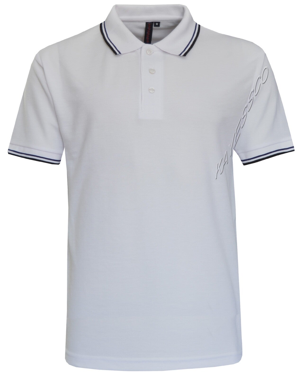 Mens Short Sleeve Polo Shirt Plain Pique Double Tipping Collar Causal Top M-XXL