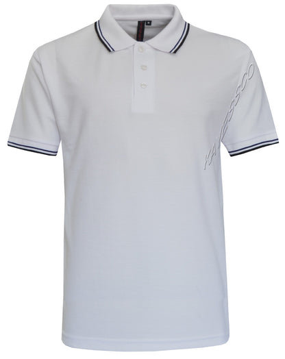 Mens Short Sleeve Polo Shirt Plain Pique Double Tipping Collar Causal Top M-XXL
