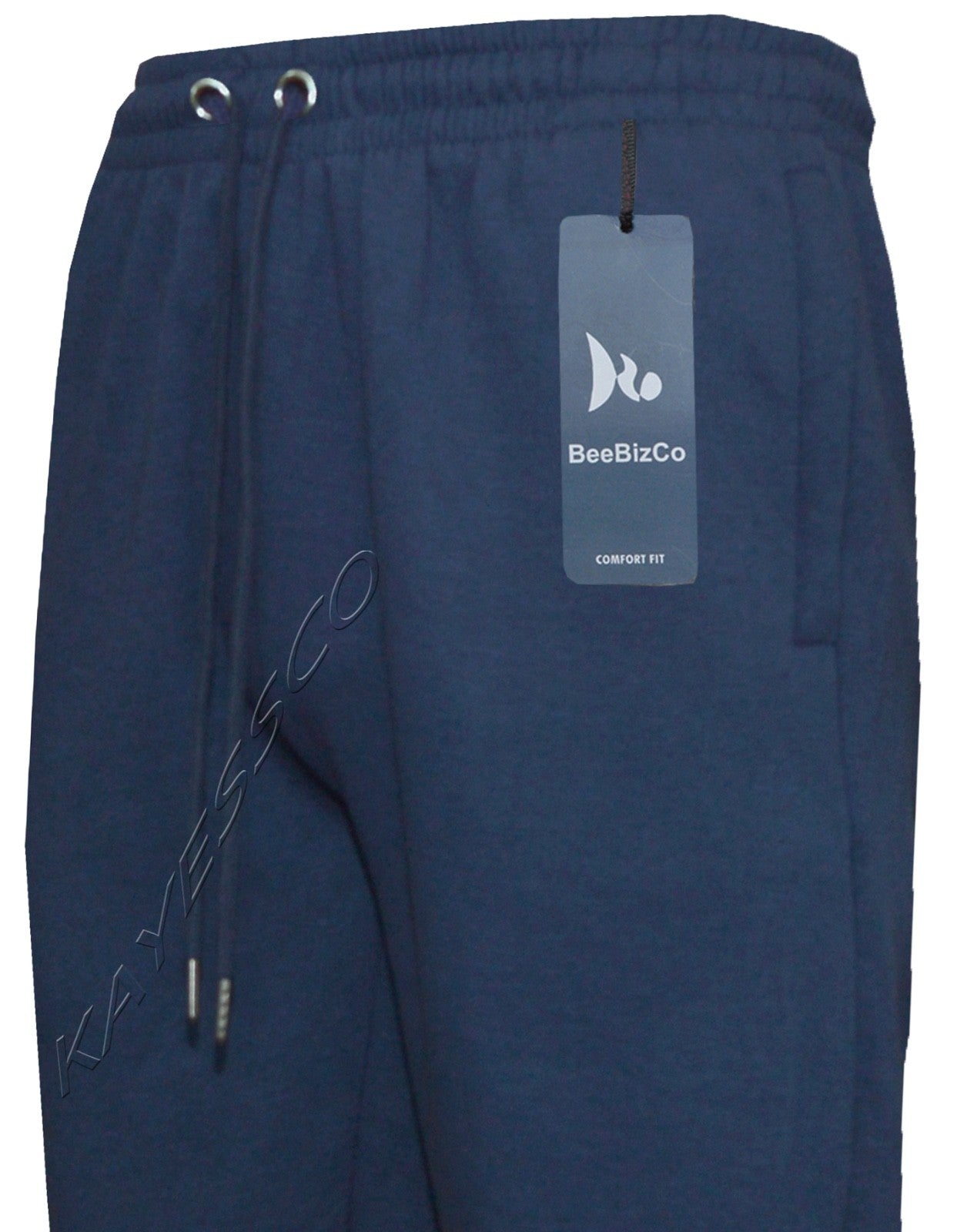 Mens Jogging Bottom Fleece Joggers Casual Trousers With Zip Pockets M - 6XL