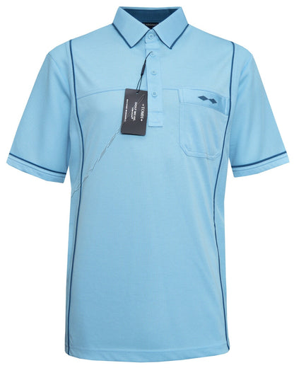 Mens Short Sleeve Golf  Polo Shirt Top Casual with Pocket M - 6XL by Tom Hagan