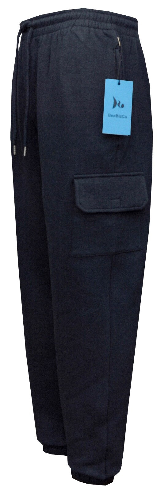 Mens Elasticated Joggers Cargo Combat Jogging Trousers Tracksuit Bottoms M - 3XL