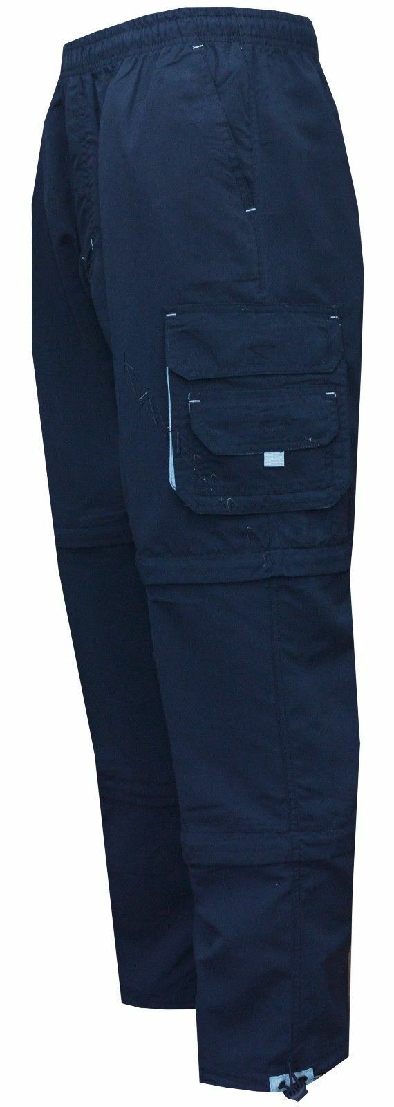  Mens Zip Off Cargo 3 in1 Trousers Tracksuit Sport Casual Bottoms Shorts 3/4