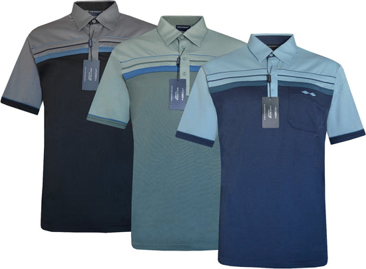 New Mens Short Sleeve Golf Polo Shirt T- Shirt Top Casual M - 6XL by Tom Hagan