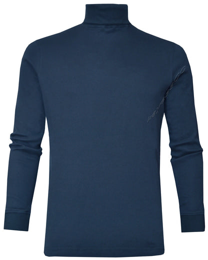 Mens Roll Neck Lightweight Baselayer Turtle Funnel Neck Winter Golf Top M - 3XL