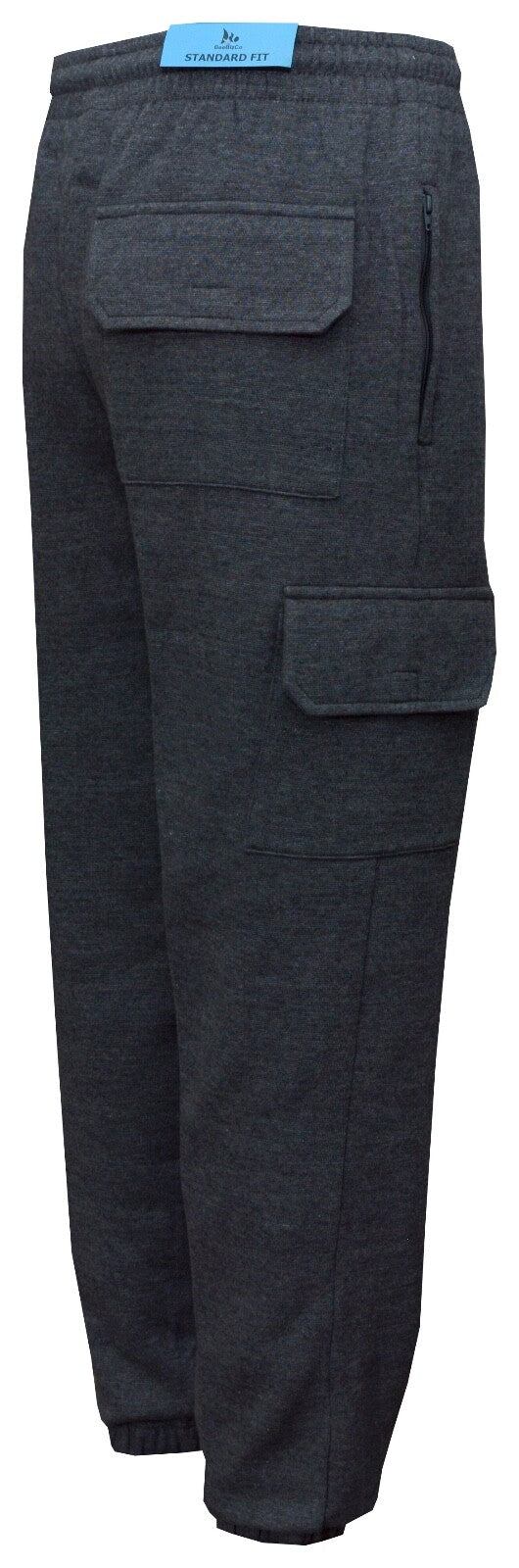 Mens Elasticated Joggers Cargo Combat Jogging Trousers Tracksuit Bottoms M - 3XL