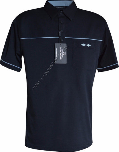 New Mens Short Sleeve Golf Polo Shirt T- Shirt Top Casual M - 6XL by Tom Hagan