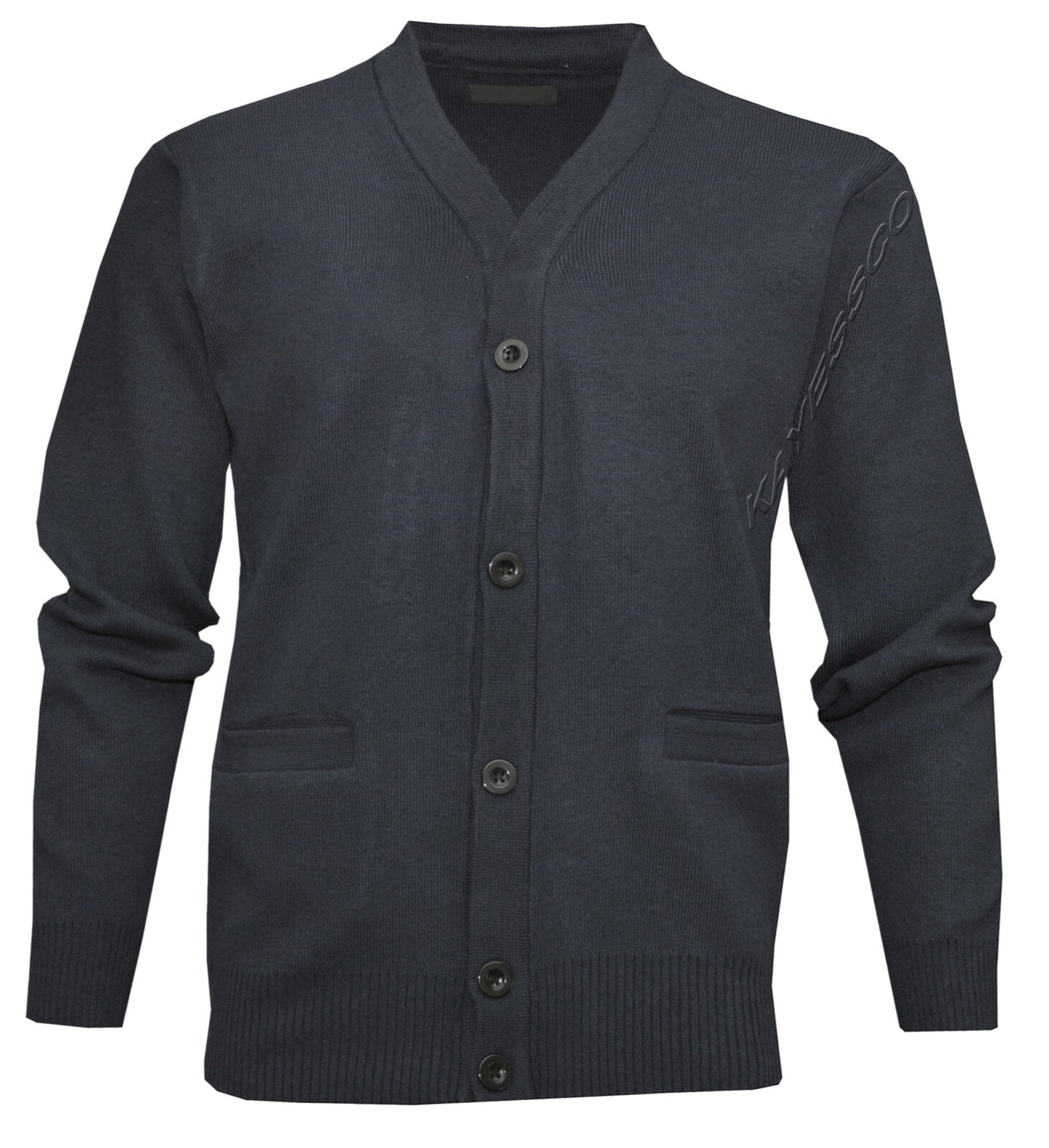 Button Up Cardigan Plain V Neck Knitted Classic Sweater Jumper Casual Top M-2XL