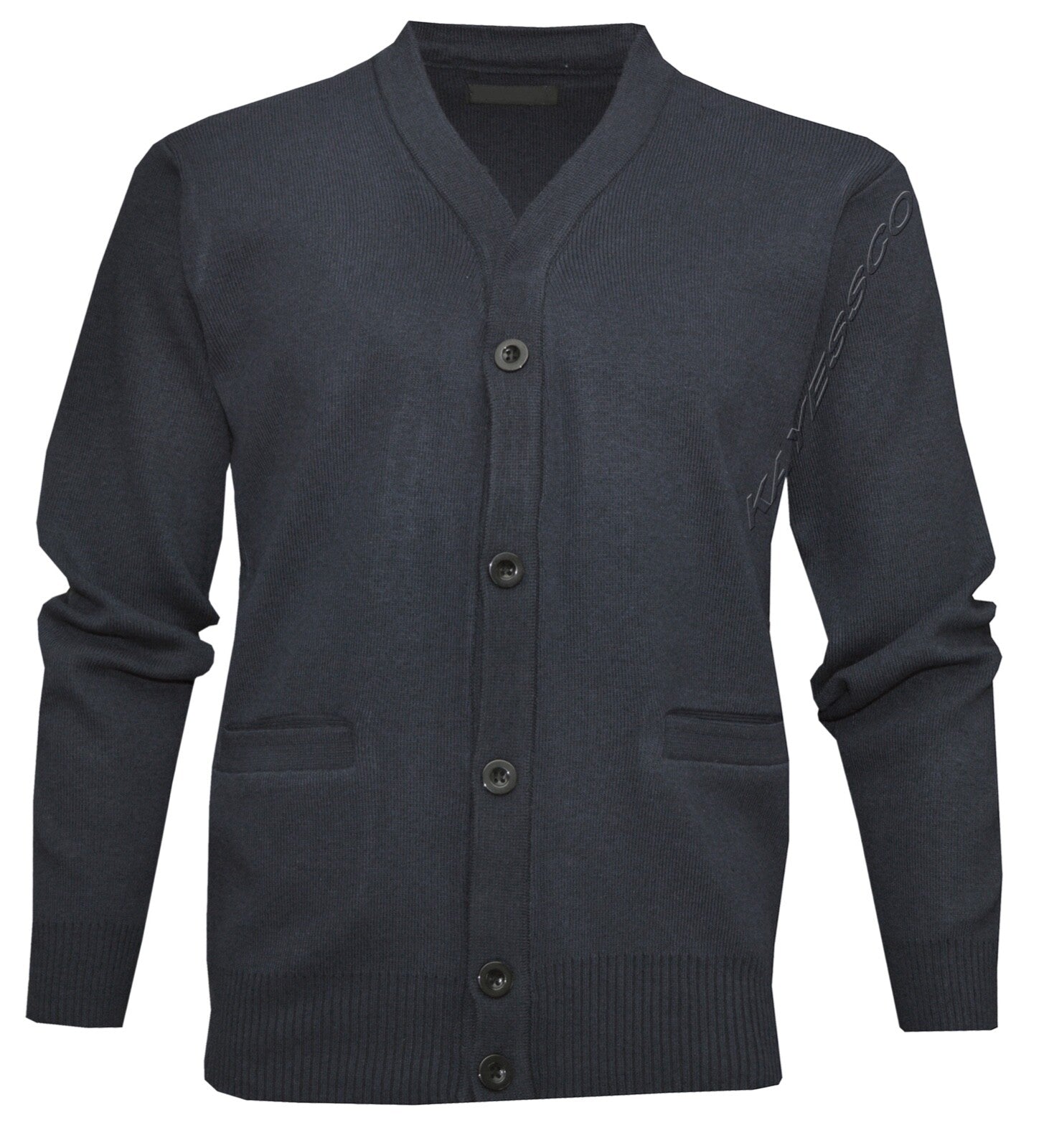 Button Up Cardigan Plain V Neck Knitted Classic Sweater Jumper Casual Top M-2XL