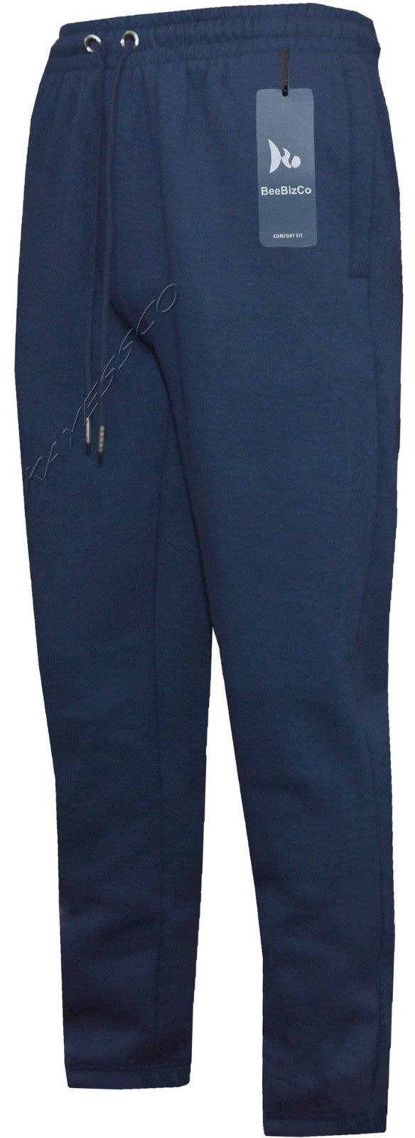 Mens/Ladies Open Hem Jogging Bottom Fleece Joggers Casual Trousers M - 6XL
