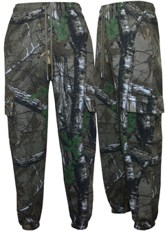 Beebizco Jungle Camo Fleece Cargo Joggers