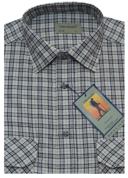 Mens Traditional Country Classics Long Sleeve Check Shirts M - 6XL By Tom Hagan