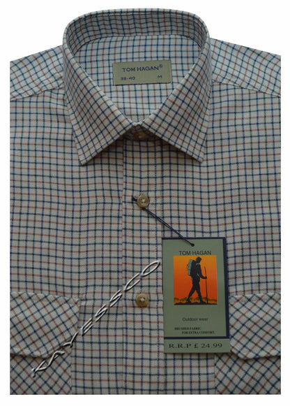 Mens Traditional Country Classics Long Sleeve Check Shirts M - 6XL By Tom Hagan