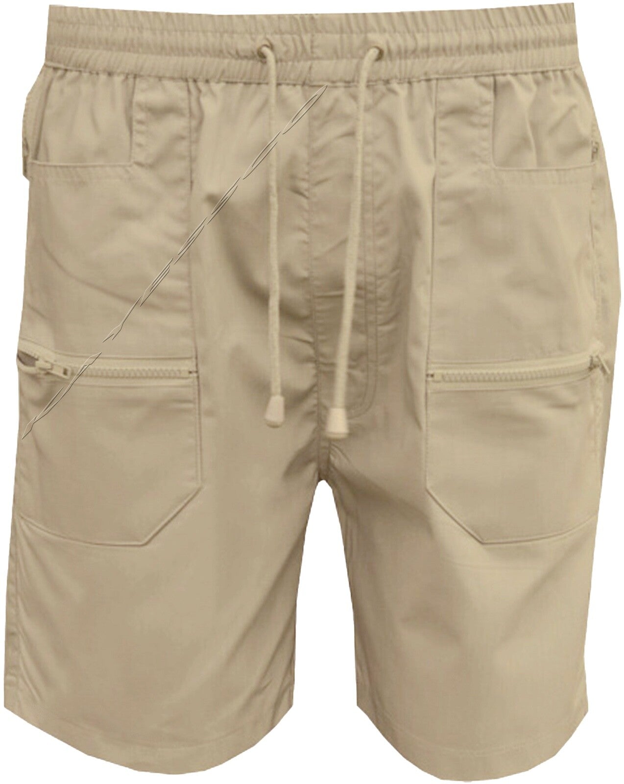 Mens Plain Casual Shorts Summer Elasticated Walking Action 3XL-5XL By Tom Hagan