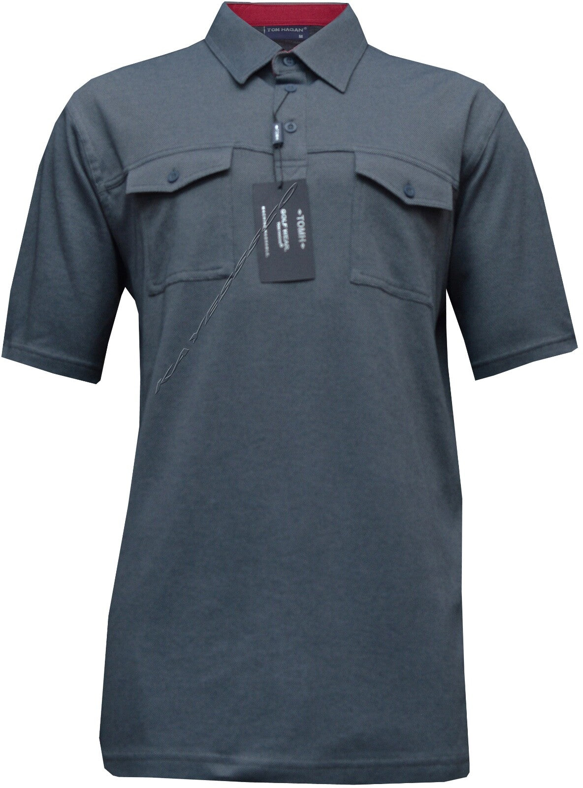 Mens Short Sleeve Golf Polo Simon Shirt T- shirt Top Casual M - 6XL by Tom Hagan
