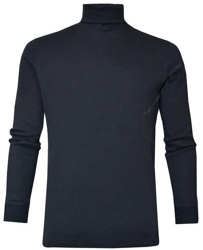 Mens Roll Neck Lightweight Baselayer Turtle Funnel Neck Winter Golf Top M - 3XL