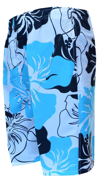 New Mens Boys Summer Floral Print Beach Shorts Surf Board Swim Shorts S - XXL