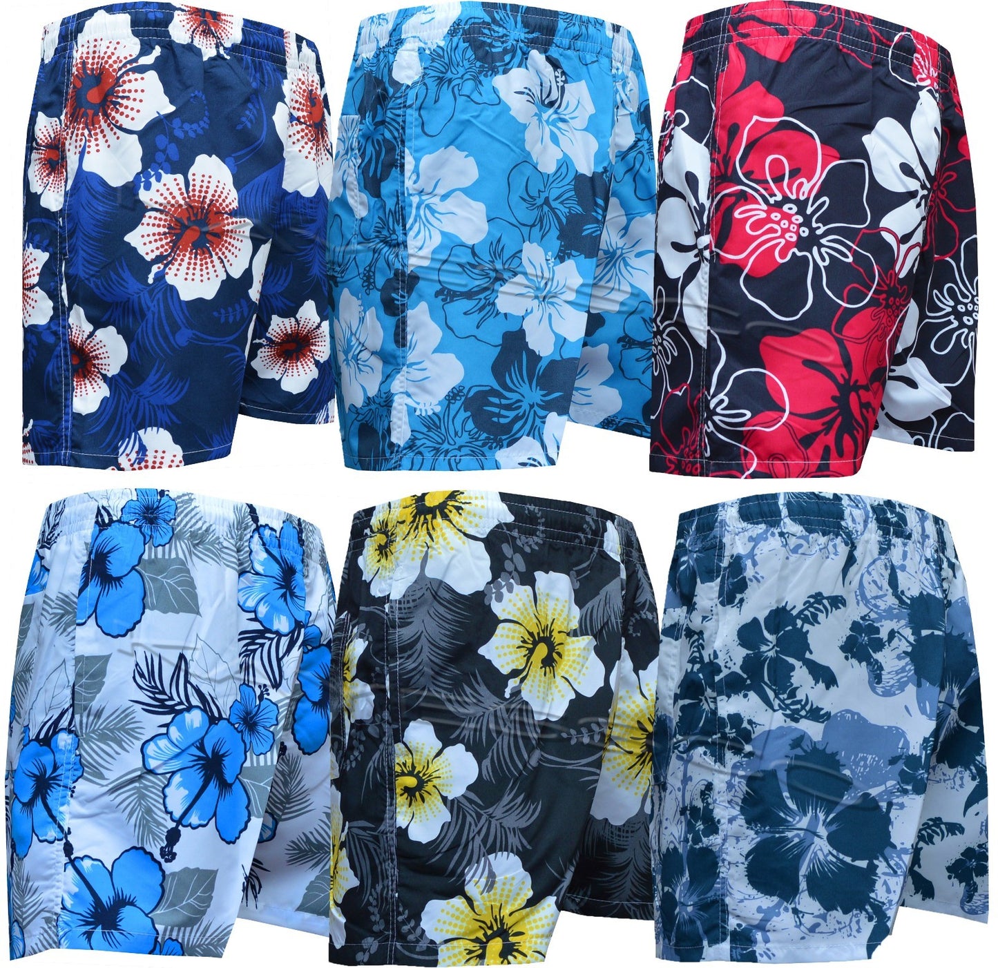 Mens Boys Summer Floral Print Beach Shorts Surf Board Swim Shorts M - XXXL