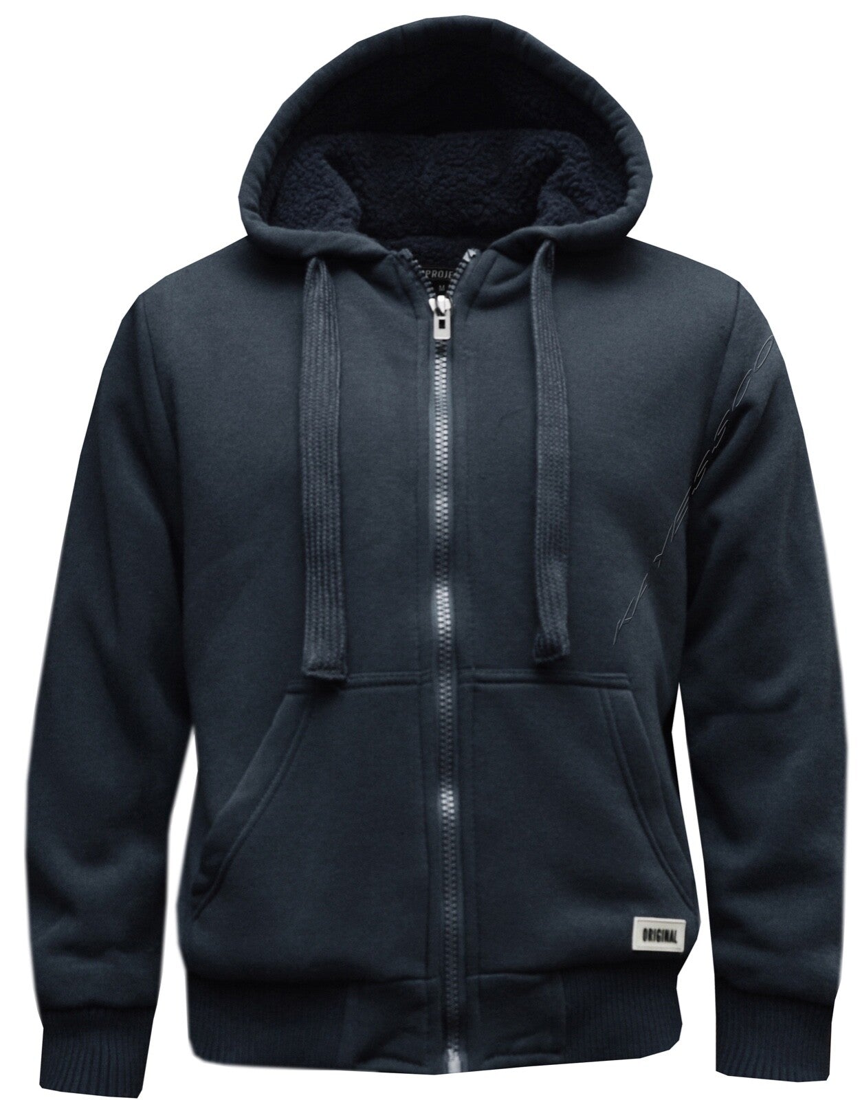 Mens/Women Fur Lined Sherpa Hoodie Hooded Top/ Winter Warmer M - XXL