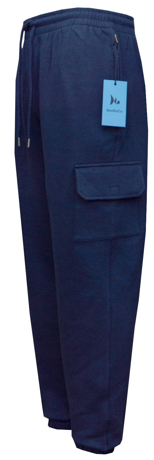 Mens Elasticated Joggers Cargo Combat Jogging Trousers Tracksuit Bottoms M - 3XL