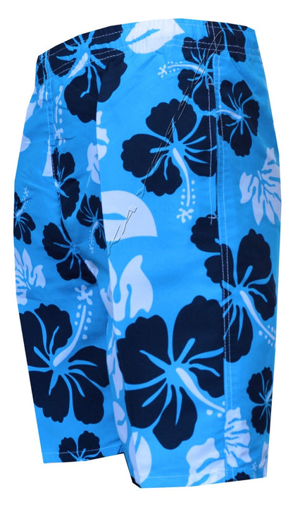 New Mens Boys Summer Floral Print Beach Shorts Surf Board Swim Shorts S - XXL