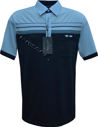 New Mens Short Sleeve Golf Polo Shirt T- Shirt Top Casual M - 6XL by Tom Hagan