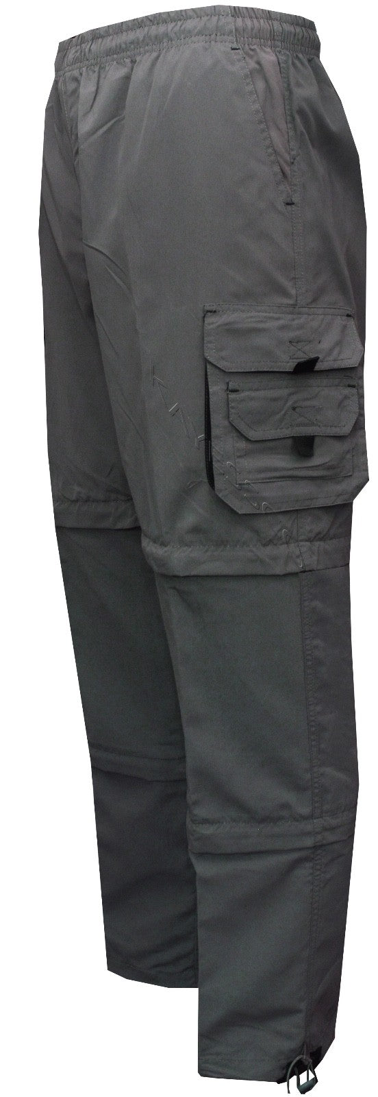  Mens Zip Off Cargo 3 in1 Trousers Tracksuit Sport Casual Bottoms Shorts 3/4