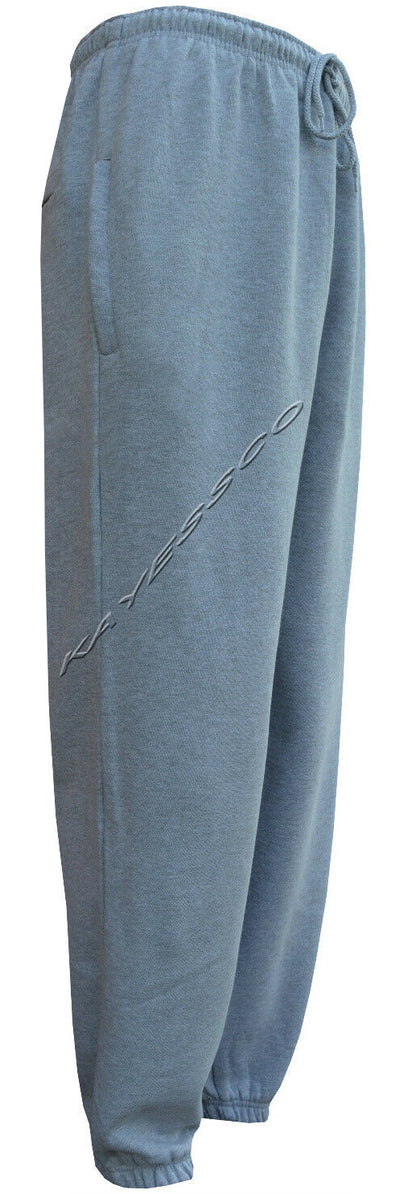 Mens Jogging Bottom Fleece Joggers Casual Trousers With Zip Pockets M - 6XL