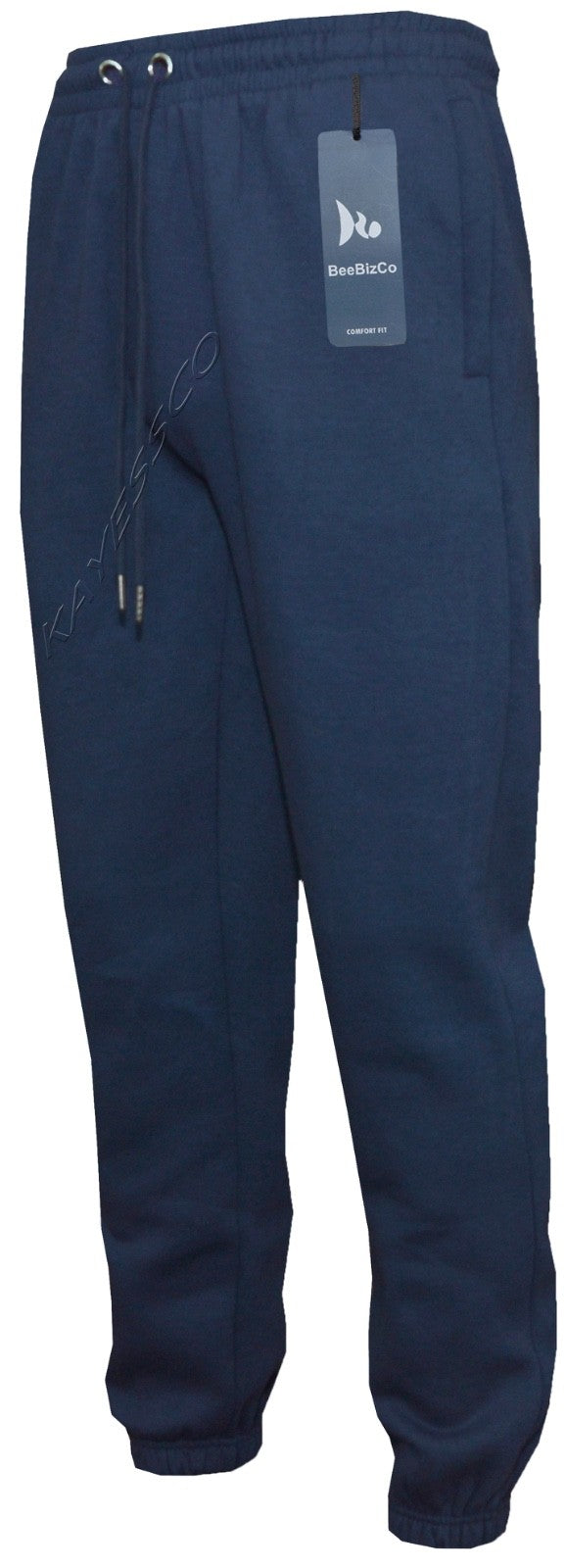 Mens Jogging Bottom Fleece Joggers Casual Trousers With Zip Pockets M - 6XL