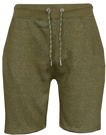 Mens Grindle Print Jogger Shorts Zip Pockets Fleece Comfort Casual Wear S - XXL