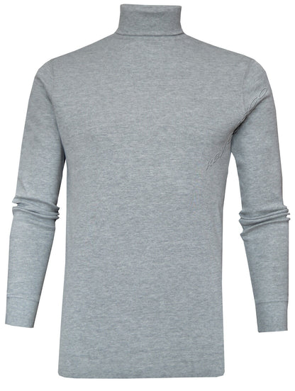 Mens Roll Neck Lightweight Baselayer Turtle Funnel Neck Winter Golf Top M - 3XL