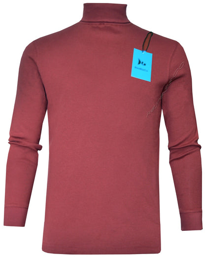 Mens Roll Neck Lightweight Baselayer Turtle Funnel Neck Winter Golf Top M - 3XL