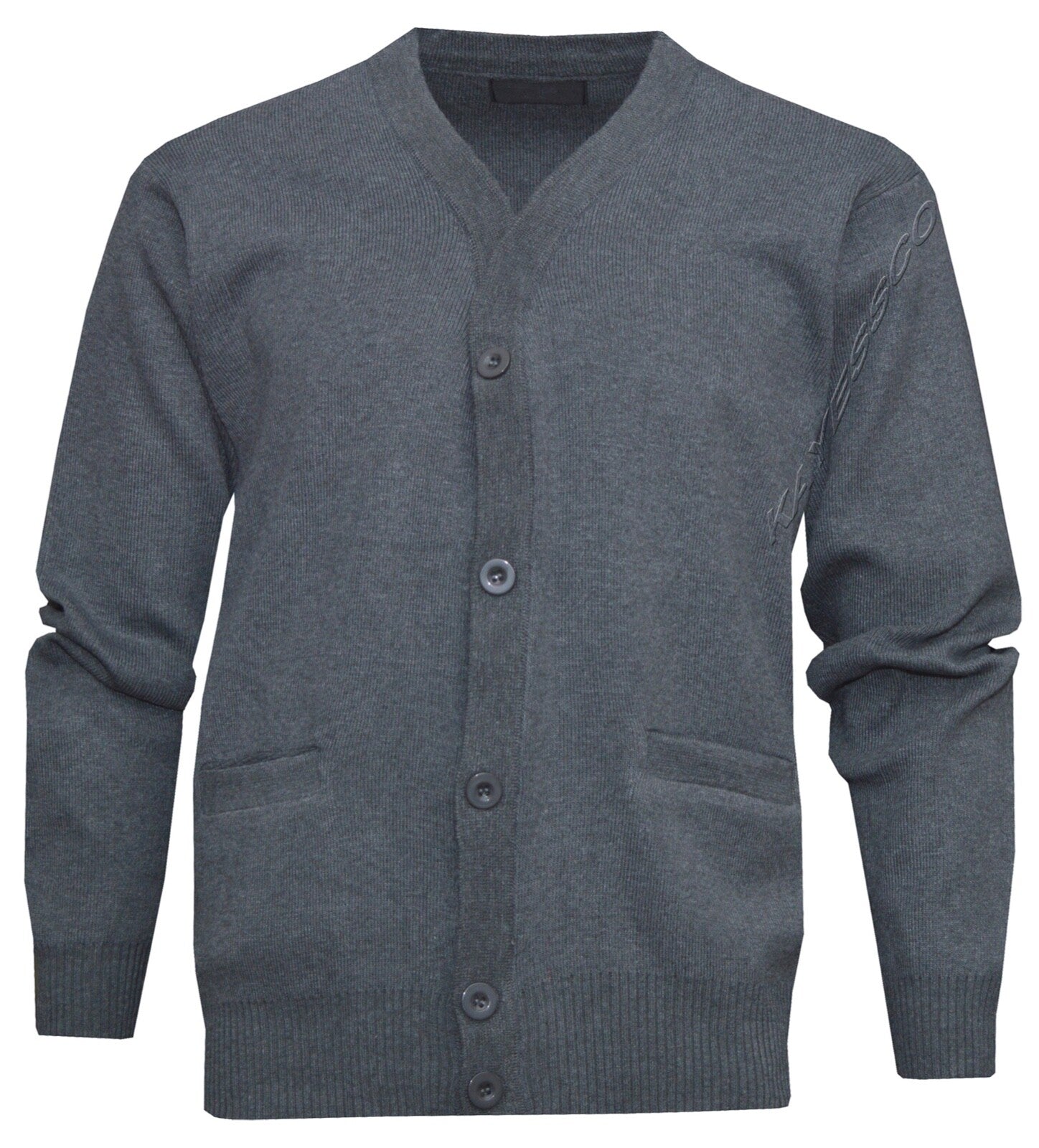 Button Up Cardigan Plain V Neck Knitted Classic Sweater Jumper Casual Top M-2XL