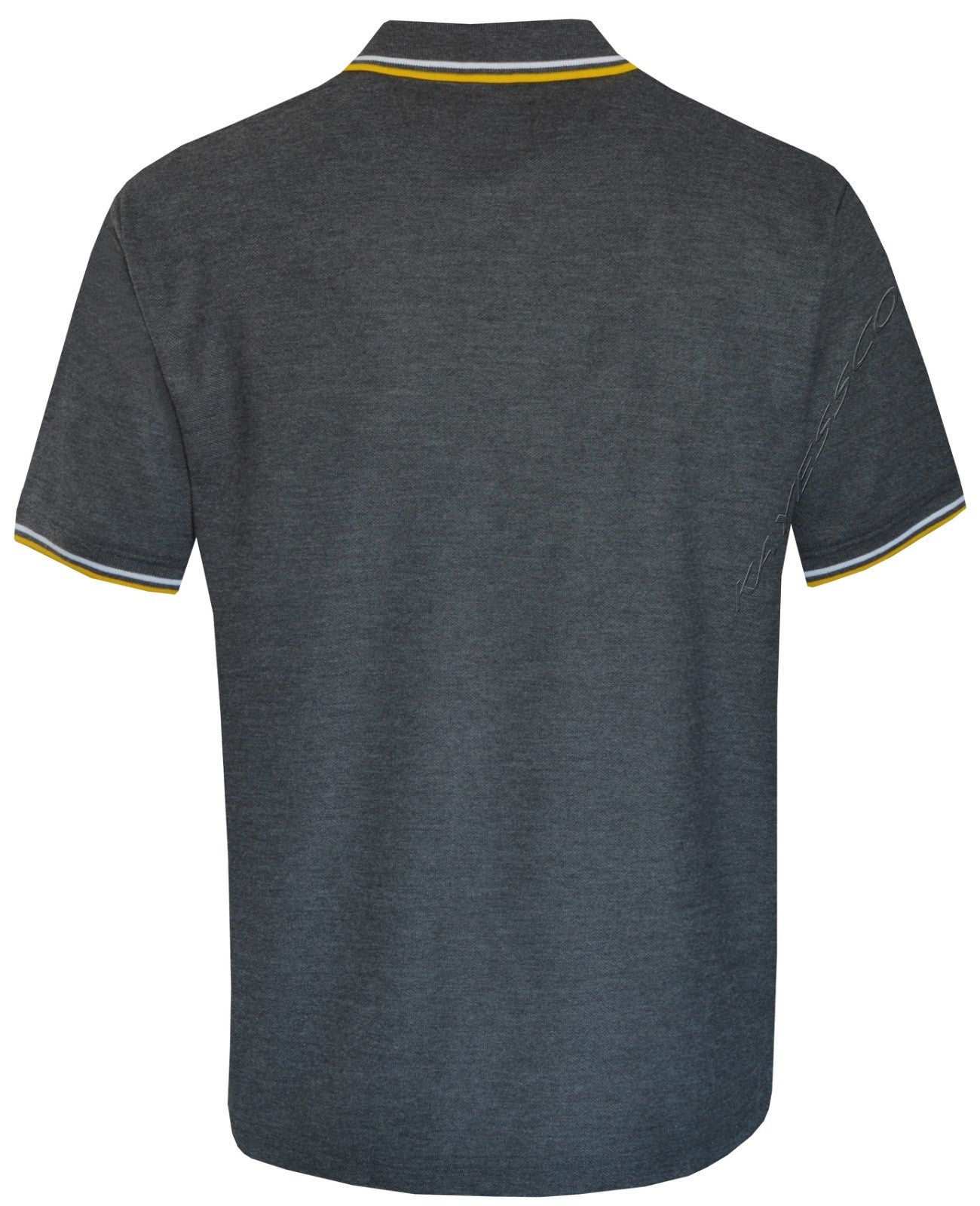 Short Sleeve Polo Pique Shirt Double Tipping Collar w Pocket by Beebizco M - 3XL