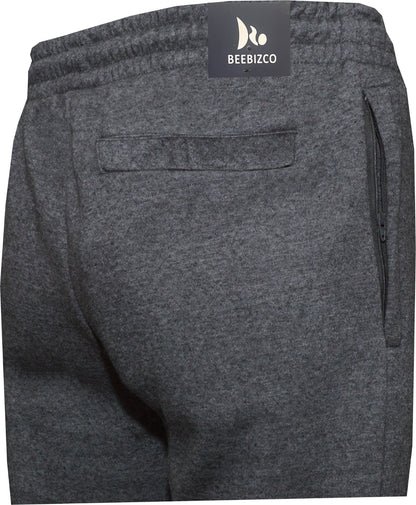 Mens Jogging Bottom Fleece Joggers Casual Trousers With Zip Pockets M - 6XL