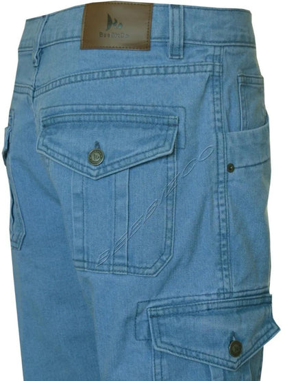 Beebizco Denim Cargo Shorts