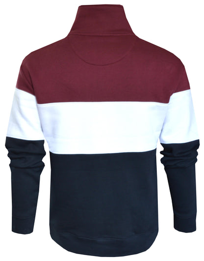 Beebizco ColourBlock Quarter Zip Jumper