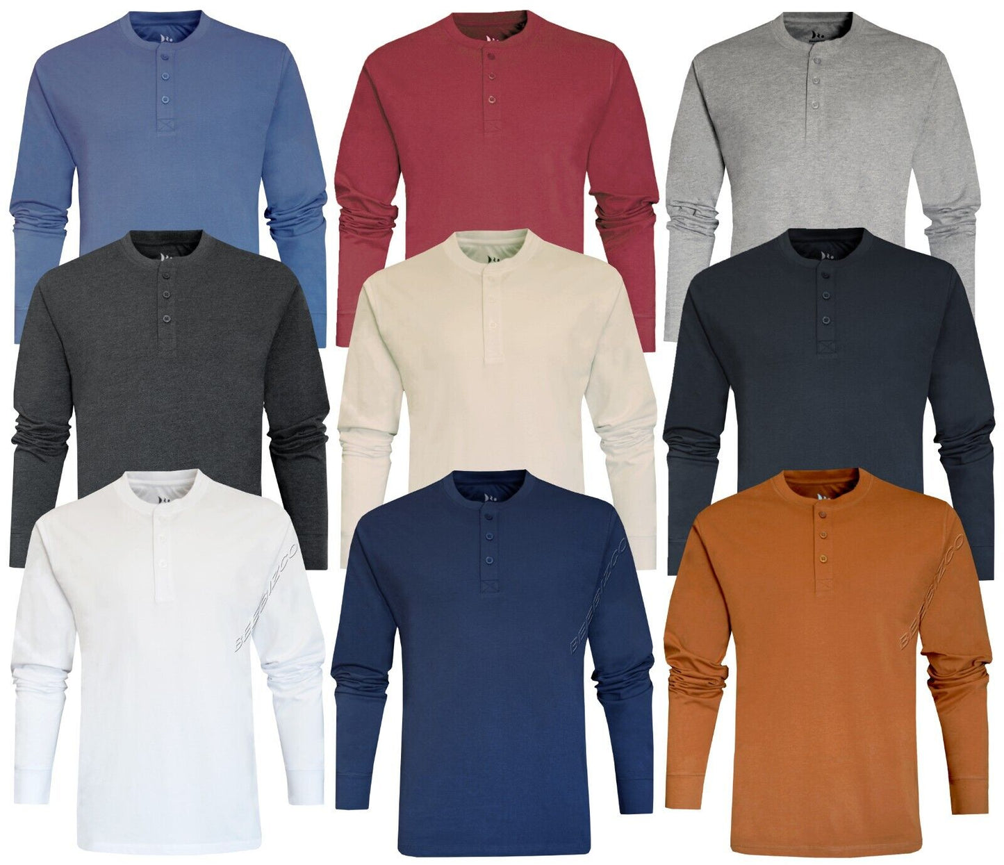 Beebizco Henley Long Sleeve T-shirt
